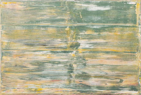 Sam Tchakalian "Captain's Tea" Oil on Canvas, 1976: Sam Tchakalian (American, born China, 1929-2004), "Captain's Tea", Oil on Canvas, 1976, signed, titled, dated, and with The Oakland Museum label to the verso, unframed. 35.5" H x 52.5" W x 2.5" D. Pro