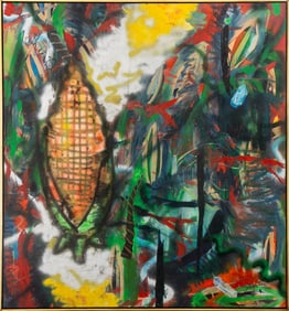 Napoleon Brousseau "Mais Fantome Sans Cible" Oil