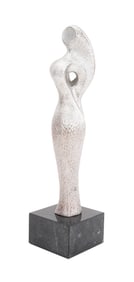 Kobayashi Shomin "Goddess" Aluminum Sculpture