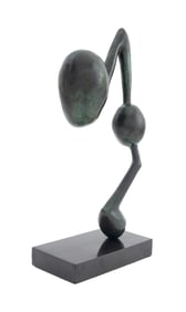 David Stoltz Abstract Bronze Sculpture, 1992