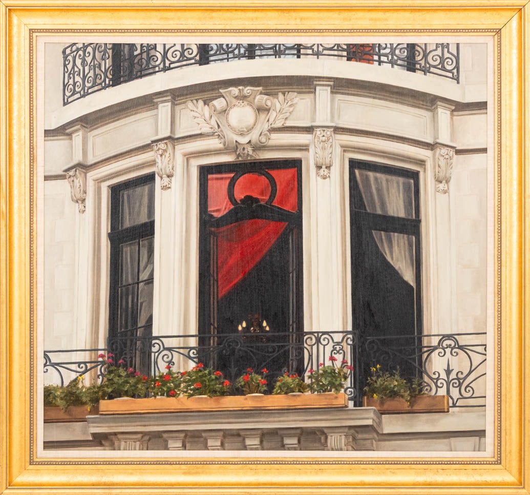 Lori Zummo Building Facade Oil on Canvas (1 of 6)