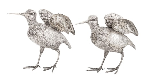 Gebruder Gutgesell Attr. Silver Woodcocks, 2