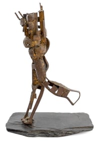 Abbott Pattison Running Figure Bronze Sculpture