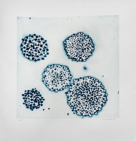 Ross Bleckner "Cluster" Etching and Aquatint