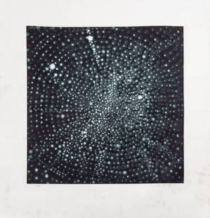 Ross Bleckner "Pathways" Etching and Aquatint: Ross Bleckner (American, b. 1949), "Pathways", Etching and Aquatint in Colors on Paper, 2002, marked "TPD" lower left, signed in pencil and dated lower right, part of a limited edition series, with pu
