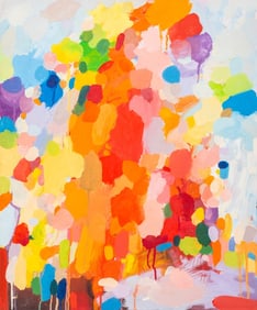 Domenick Capobianco Abstract Oil on Canvas Panel