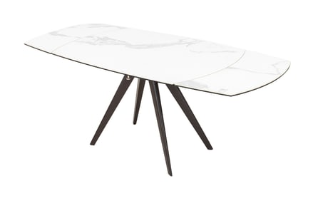 Italian "Vortice" Extendable Rotating Table