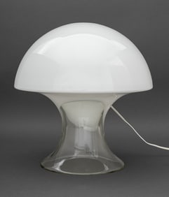 Gino Vistosi Murano Glass Mushroom Table Lamp
