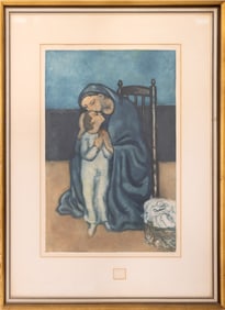 Jacques Villon After Picasso "Maternite" Aquatint