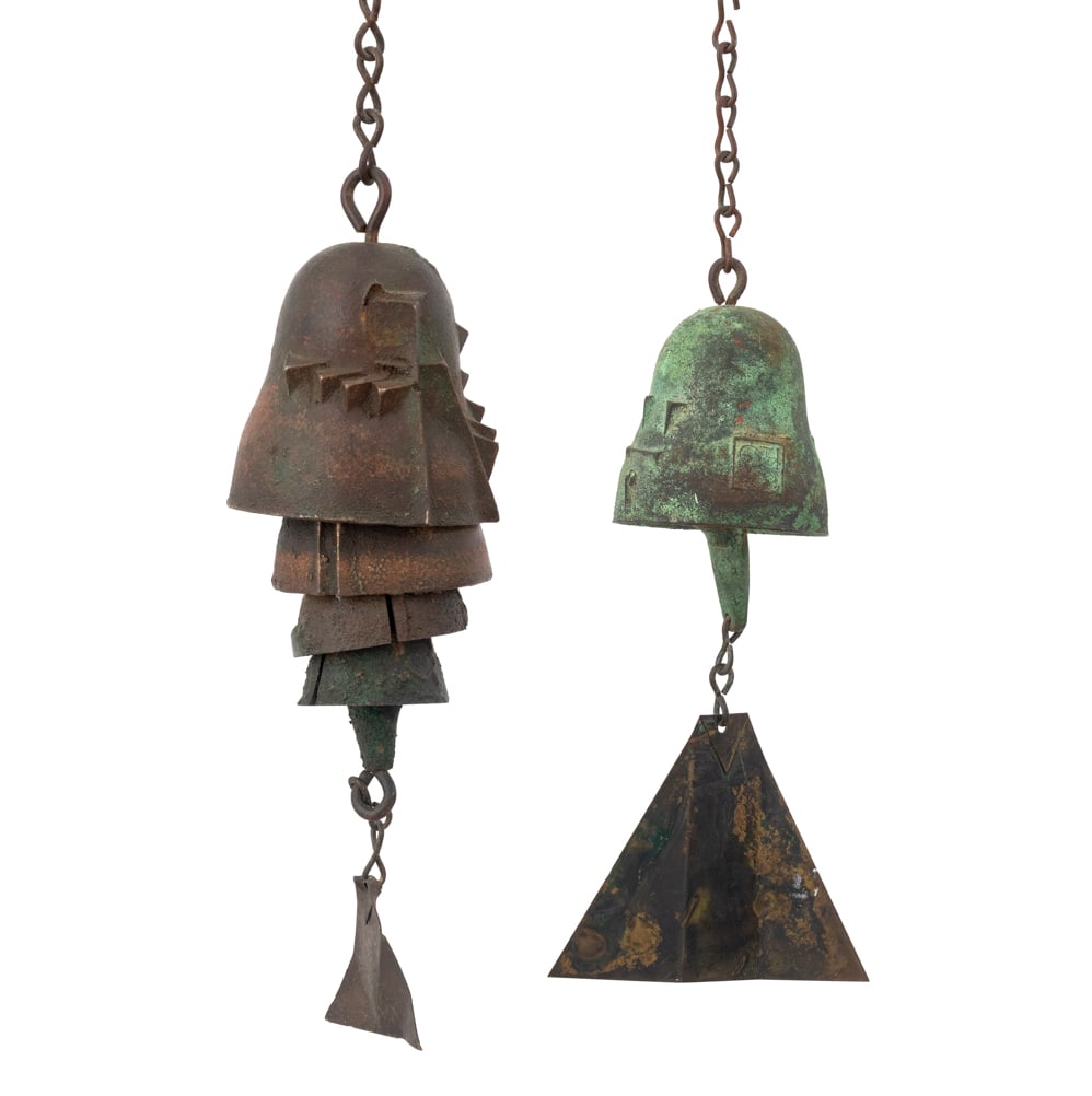 Paolo Soleri Bronze and Copper Windbells, 2 (1 of 13)
