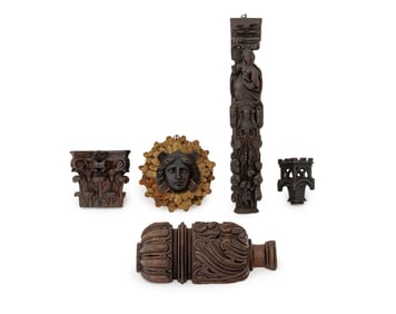 European Carved Wood Architectural Elements, 5