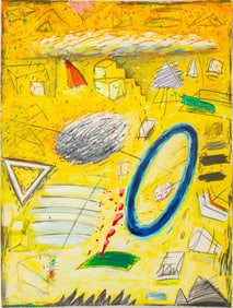 Elfi Schuselka Surrealist Composition Mixed Media