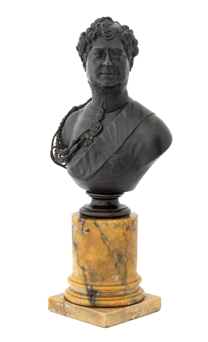 Patinated Bronze Portrait Bust of King George IV (1 of 7)