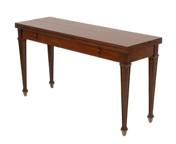 Neoclassical Style Mahogany Extending Table