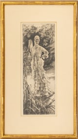 James Tissot "Le Printemps" Drypoint, 1878