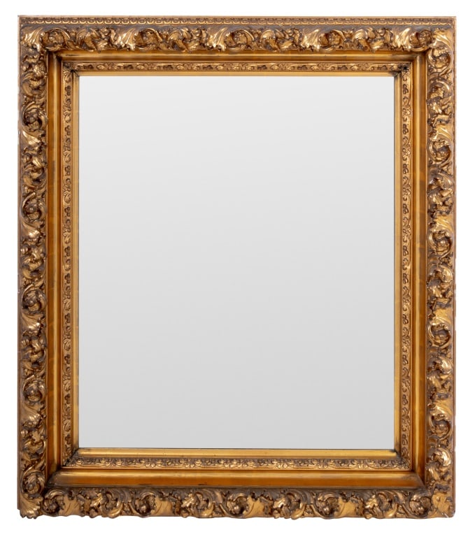 Late Victorian Gilt Composition Mirror (1 of 4)