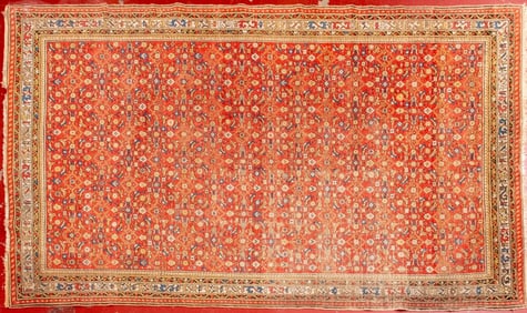 Persian Sultanabad Carpet, 11' 7" x 6' 10"