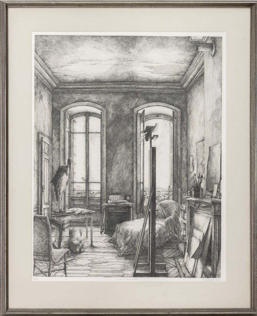 Erik Desmazieres "L'Atelier de Marc-Antoine", 1986 (1 of 7)