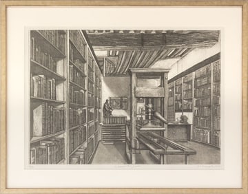 Erik Desmazieres "La Librairie Paul Jammes", 2000
