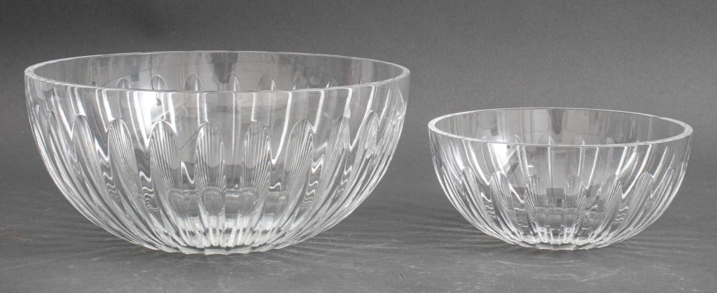 Baccarat "Harmonie" Crystal Centerpiece Bowls, 2 (1 of 7)