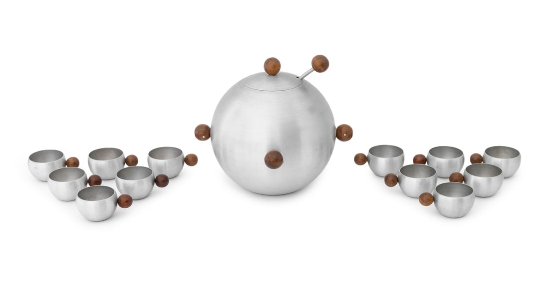 Russel Wright "Saturn" Punch Set (1 of 14)