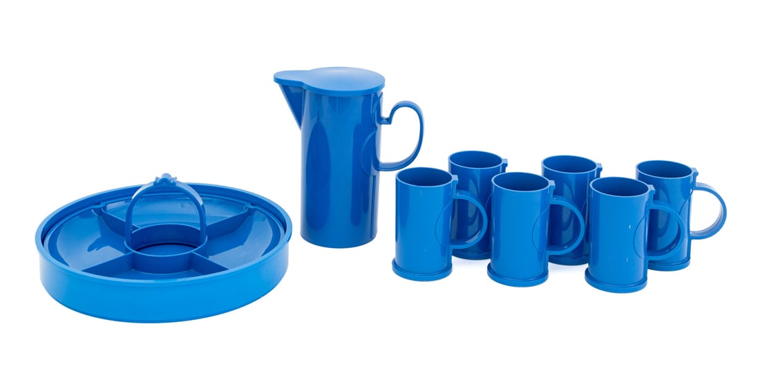 Dansk Gourmet Designs Blue Tableware, 8 Pcs. (1 of 14)