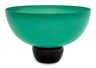 Guggisberg & Baldwin "Nonfoux" Art Glass Bowl