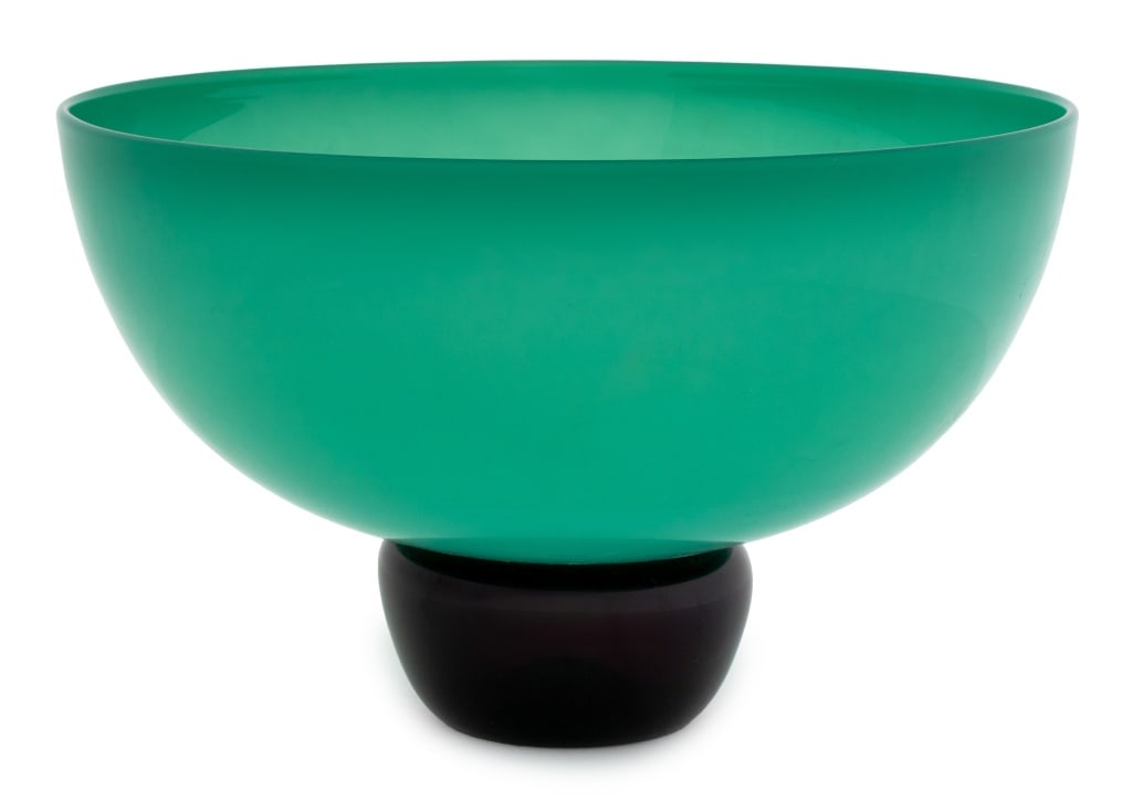 Guggisberg & Baldwin "Nonfoux" Art Glass Bowl (1 of 5)