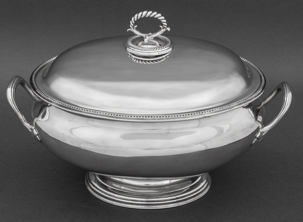 Edwardian Silver Plate Oval Tureen, 1904 (1 of 8)