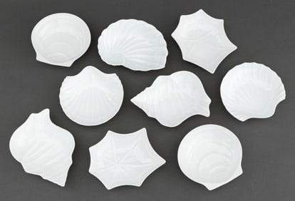 Japanese Shell Form Porcelain Dishes, 9