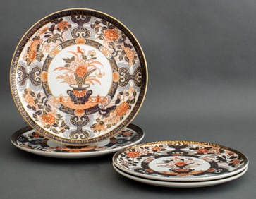 Japanese Imari Porcelain Plates, 4
