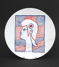 Jean Cocteau Promo - Ceram Porcelain Plate