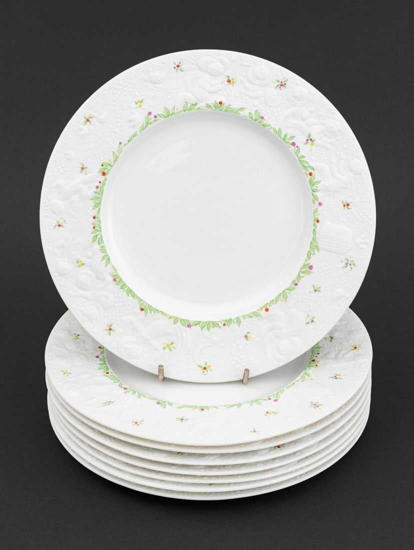 Bjorn Wiinblad x Rosenthal "Magic Flute" Plates, 8 (1 of 6)