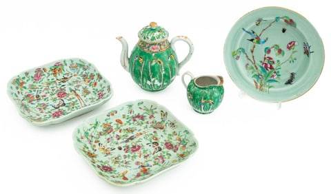 Chinese Porcelain Tableware, 5 Pcs.