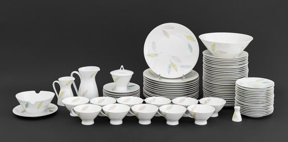 Rosenthal "Bunte Blatter" Porcelain Service, 86