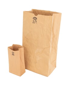 Harvey Craft "Paper Bag" Ceramic Vessels, 2