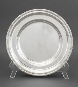 Christofle Silver Plate Large Shallow Bowl