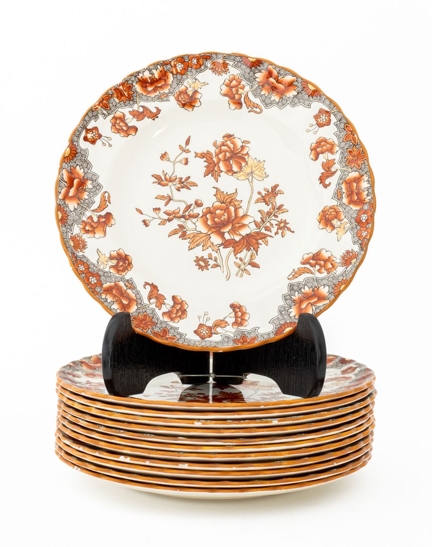 Spode Porcelain Salad Plates, 12 (1 of 6)
