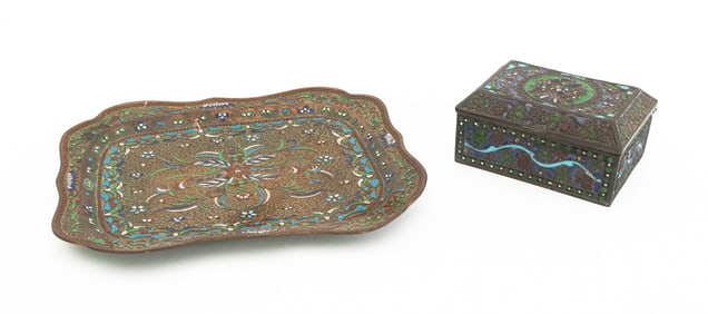 Russian Cloisonne Enamel Articles, 2