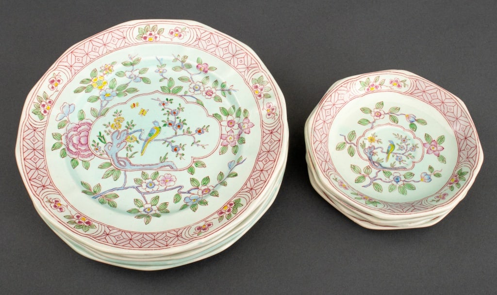 Adams Calyx "Singapore Bird" Tableware, 11 Pcs. (1 of 6)