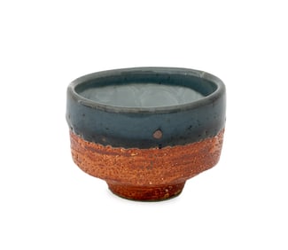 Albert Green Polychrome Glazed Pottery Bowl