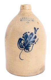 E & LP Norton Bennington VT 3 Gallon Stoneware Jug