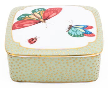 Tiffany & Co. Limoges Porcelain Covered Box