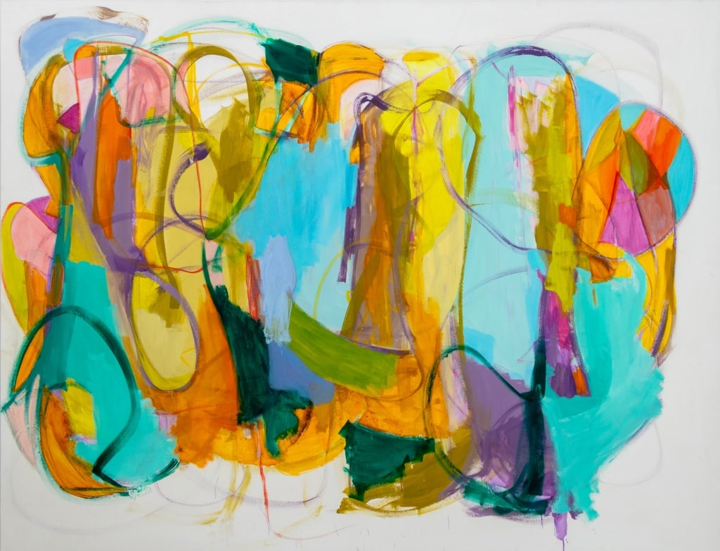 Gabriela Tolomei "The Silence of Truth", 2017: Gabriela Tolomei (Argentine, b. 1962), "The Silence of Truth", Acrylic and Ink on Canvas, 2017, signed and dated lower left, signed, titled, and dated to verso, together with certificate of authentici