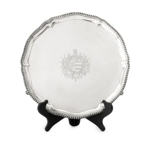 George III Sterling Silver Salver, 1763