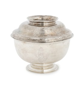 George II Sterling Silver Covered Sugar Bowl