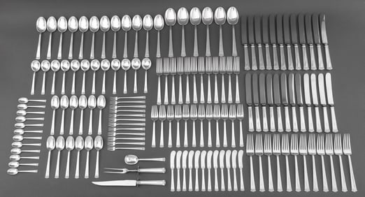 Jennings Silver Co. Sterling Flatware Service x 12