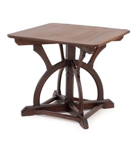 Gothic Revival Oak Center Table