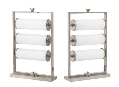Art Deco Tabletop Lamps, Pair