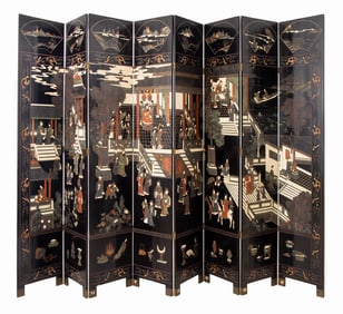 Chinese 8-Panel Coromandel Screen